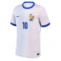 Camisa de time de futebol França Kylian Mbappe #10 Replicas 2º Equipamento Europeu 2024 Manga Curta